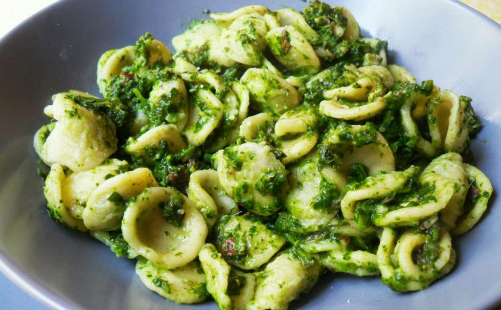 Orecchiette spinach and anchovies online class,